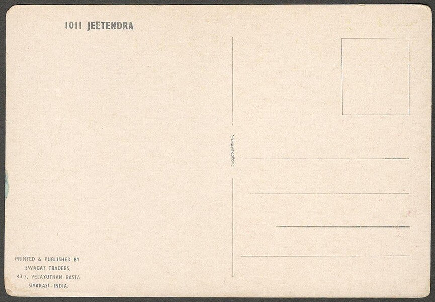 AOP India Bollywood postcard JEETENDRA