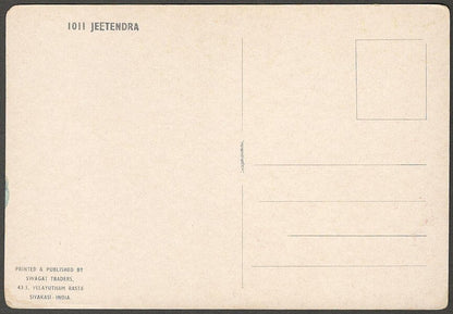 AOP India Bollywood postcard JEETENDRA