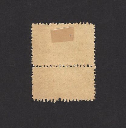 India Charkari State 1a brown pair MISPERF used