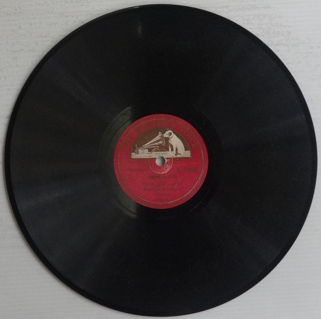 India HMV 78rpm record Shehnai Instrumental by Bismillah & Party of Benares