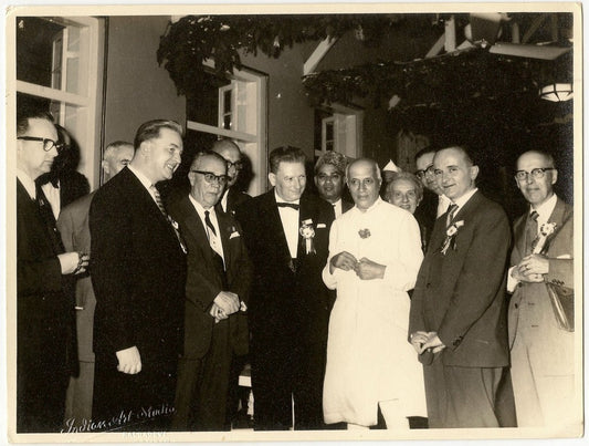 India original 1960 Jawarharlal Nehru 6" x 8" photo C