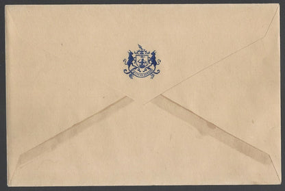 AOPIMT India crested Coat of Arms envelope BUNDI STATE