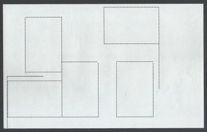 AOP India 2007 Buddha MS with one stamp IMPERF error MNH