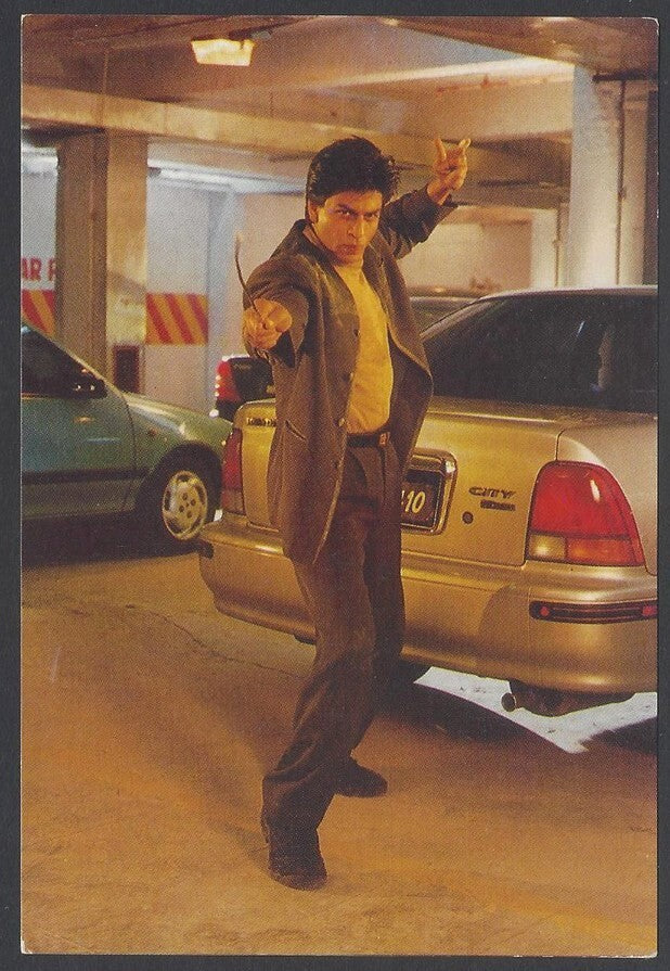AOP India Bollywood vintage postcard - SHAH RUKH KHAN