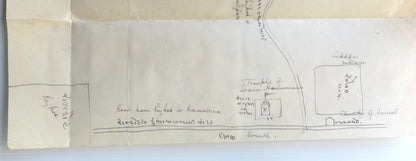 India hand drawn map of Rajkot 15“ x 22“