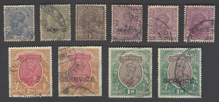 AOP India KGV inverted watermarks MNH (10)