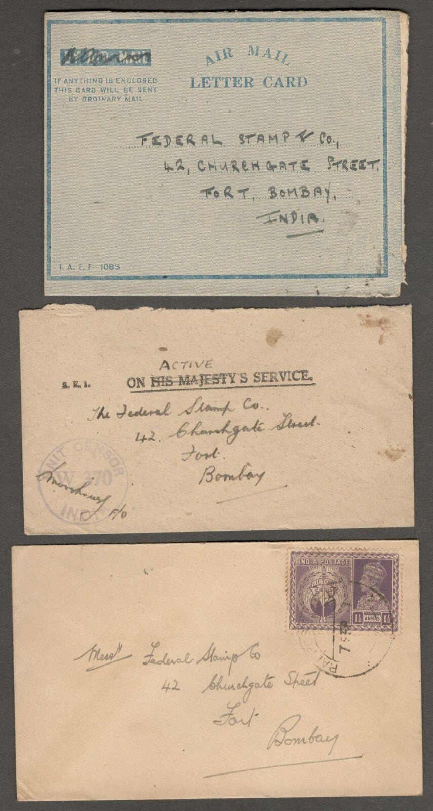 India WW2 military covers (54)