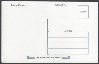 AOP India vintage Bollywood postcard KAREENA KAPOOR