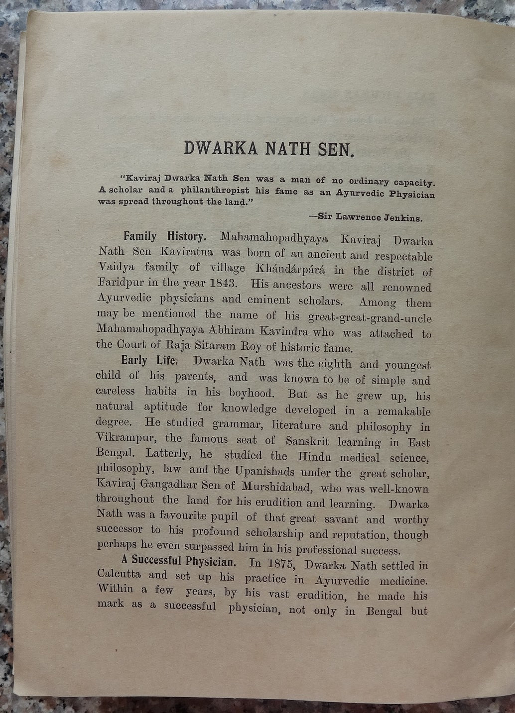 A National Biography of India Volume 3 1911 NO COVER 9 plates