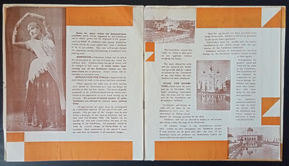 India 1936 Industrial & Agricultural Exhibition Lucknow 12pg booklet PAGES LOOSE
