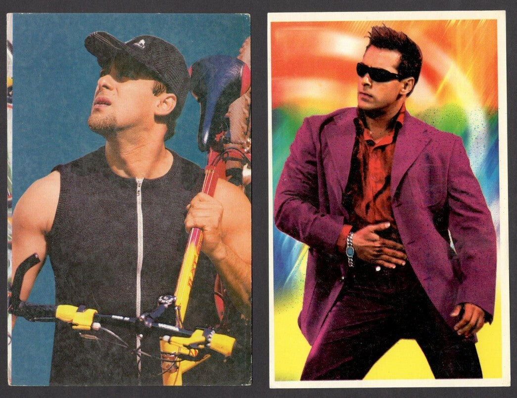 India Bollywood vintage postcards SALMAN KHAN (10)