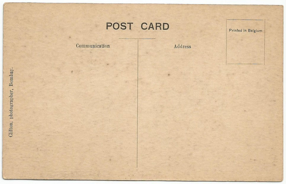 India vintage PAHARIES MUSSOORIE postcard