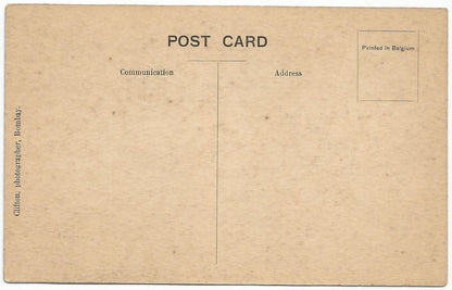 India vintage PAHARIES MUSSOORIE postcard