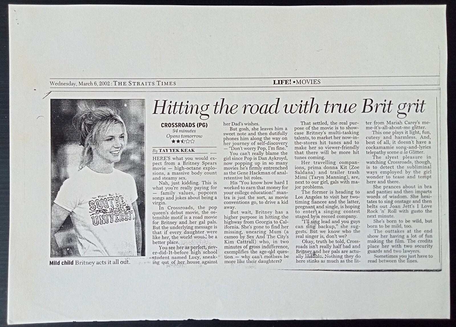 Britney Spears India visit promoter's file incl. tickets, promotional items etc
