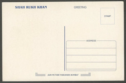AOP India Bollywood vintage postcard SHAH RUKH KHAN