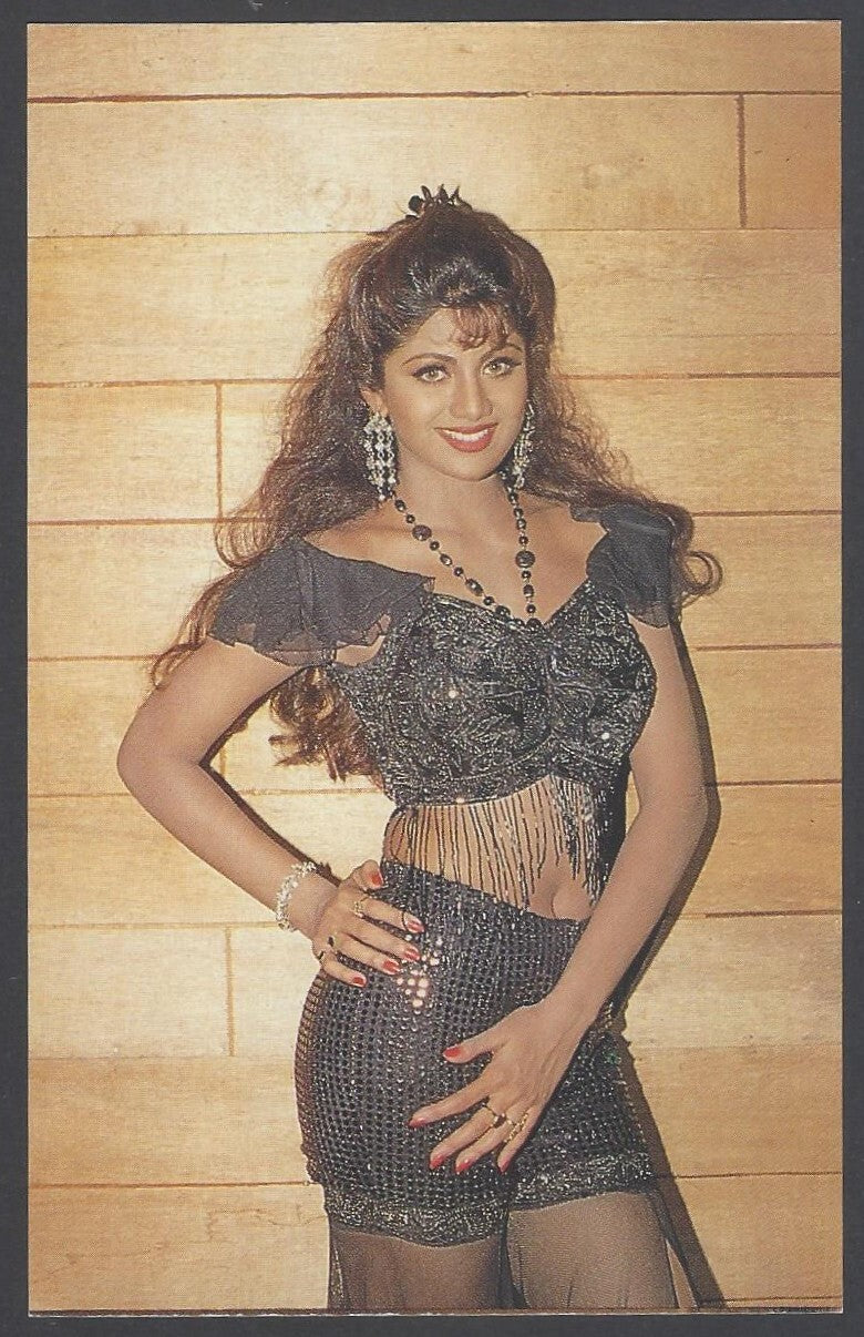 AOP India vintage Bollywood postcard SHILPA SHETTY