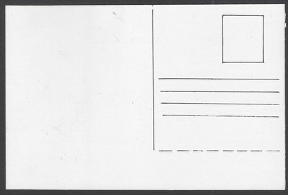 India Gandhi hand drawn postcard GANDHI