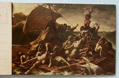 AOP India vintage booklet of 10 postcards PARIS MUSEE DU LOUVRE