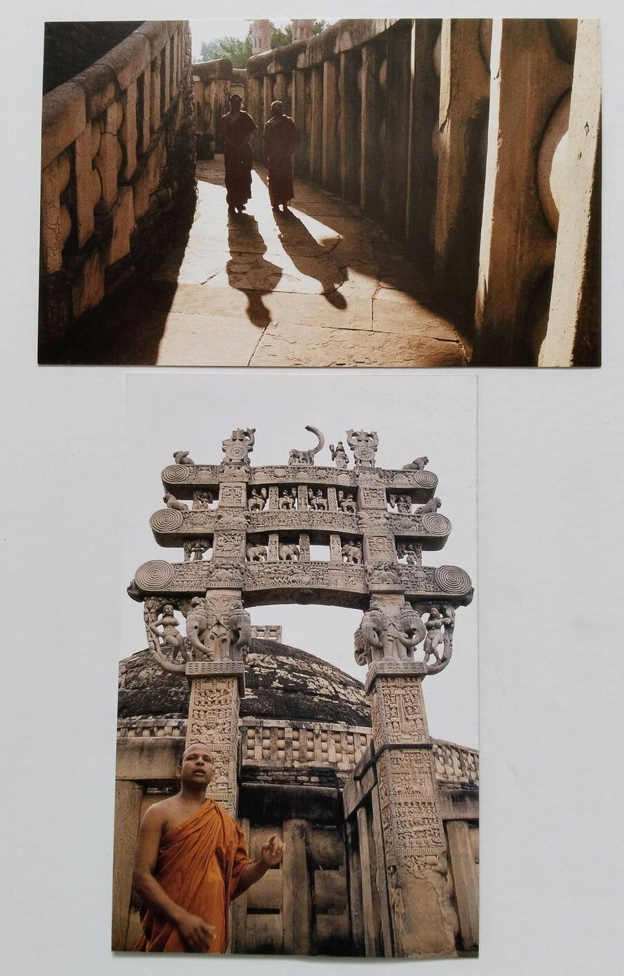 AOP India SANCHI vintage booklet of 10 postcards