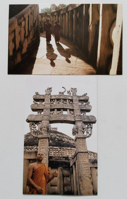 AOP India SANCHI vintage booklet of 10 postcards