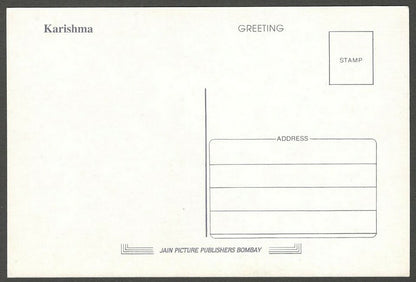 AOP India Bollywood KARISHMA KAPOOR vintage postcard 