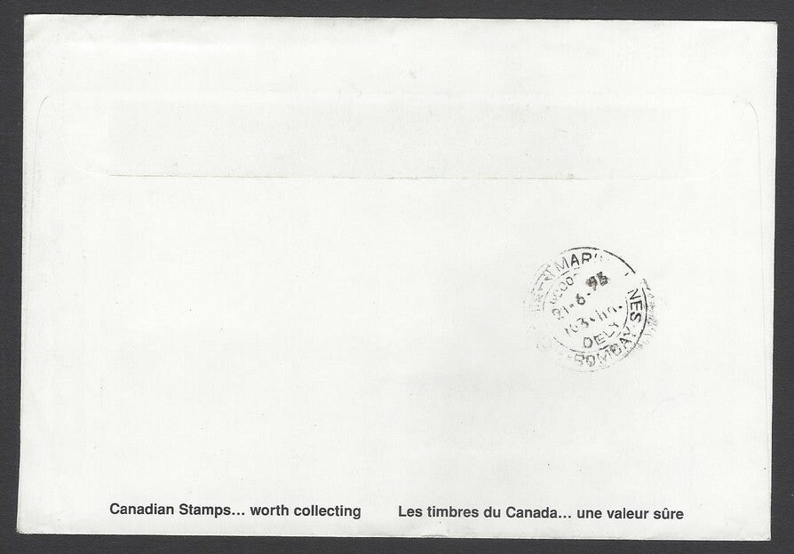 AOP Canada 1996 Historical Vehicles 52c pair on cover to India	