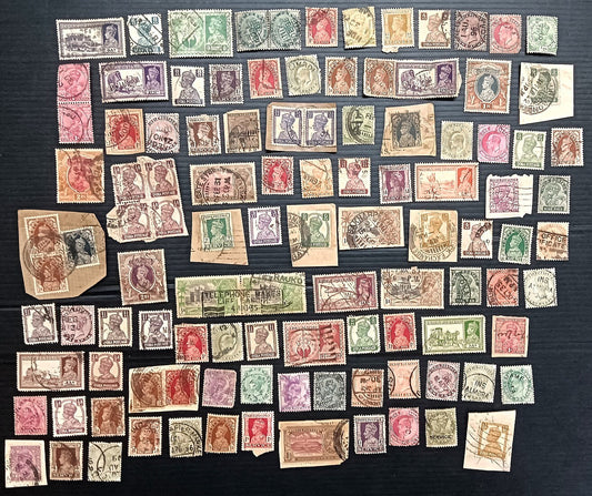 India pre 1947 on & off paper accumulation (100+ stamps)