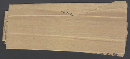 AOP India Jaipur State 1892 stampless cover from Madawari with red seal