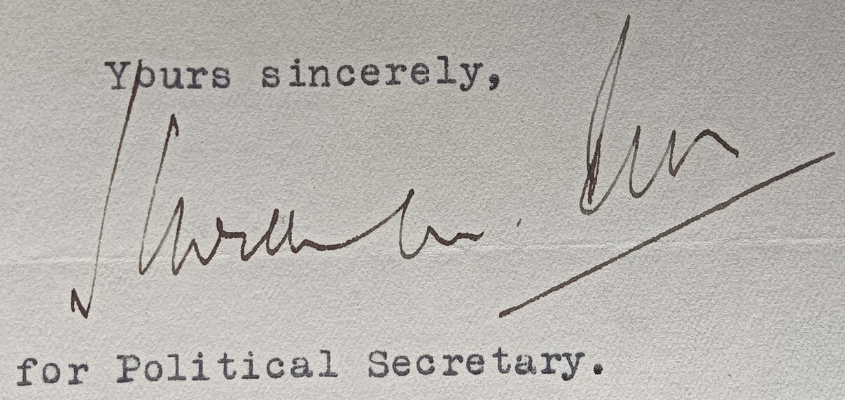 India 1929 Official letter about granting Ruling Prices power to censor letters