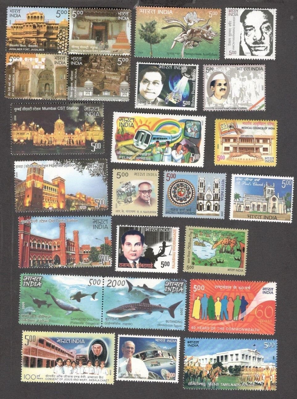 India 2009 MNH Year set
