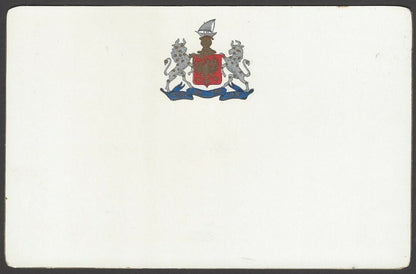 India Bhavnagar The Jasvantsinghji Dispensary 1940s View Card with state crest