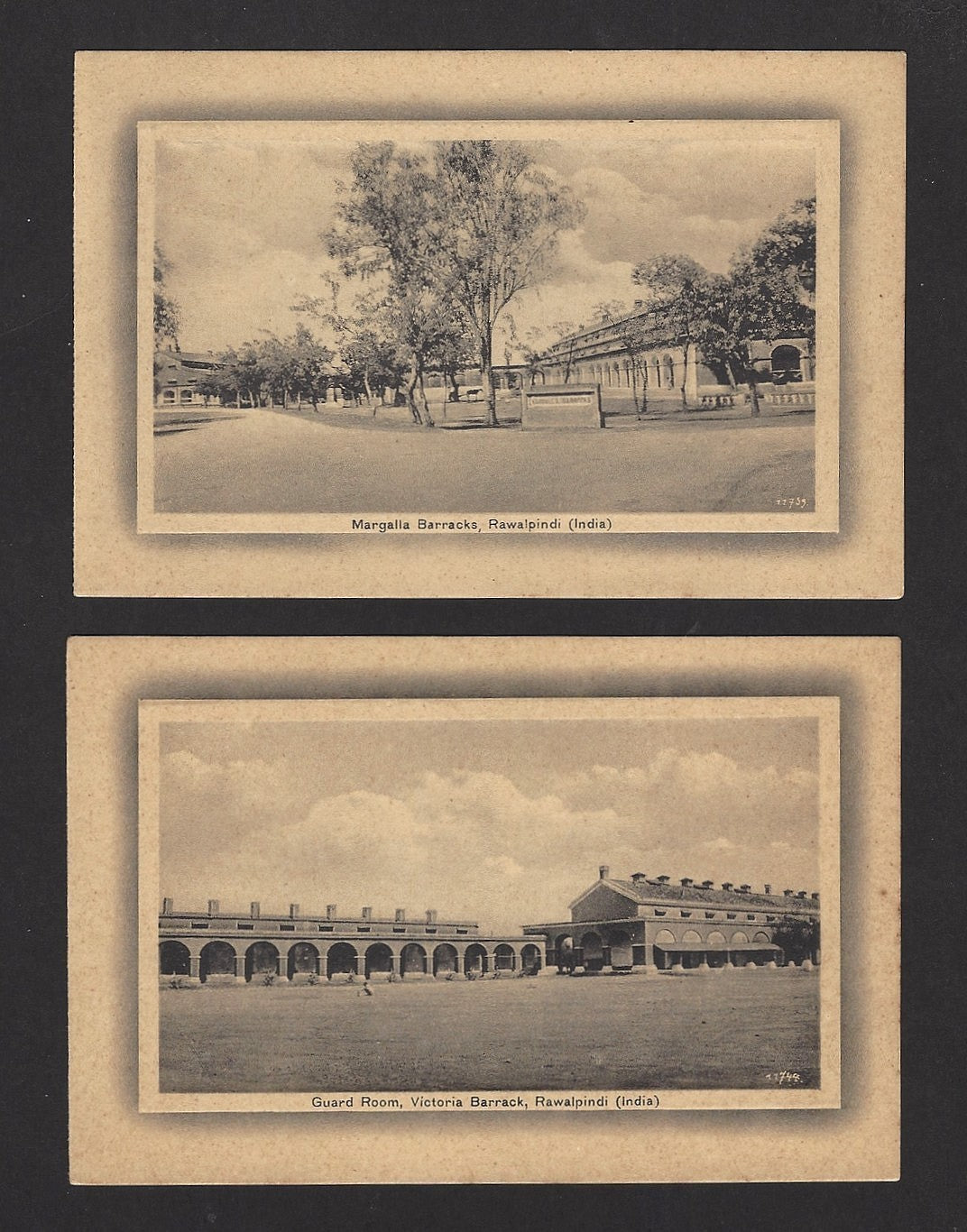 India Rawalpindi vintage postcards (3)