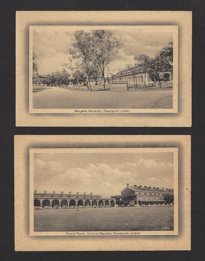 India Rawalpindi vintage postcards (3)
