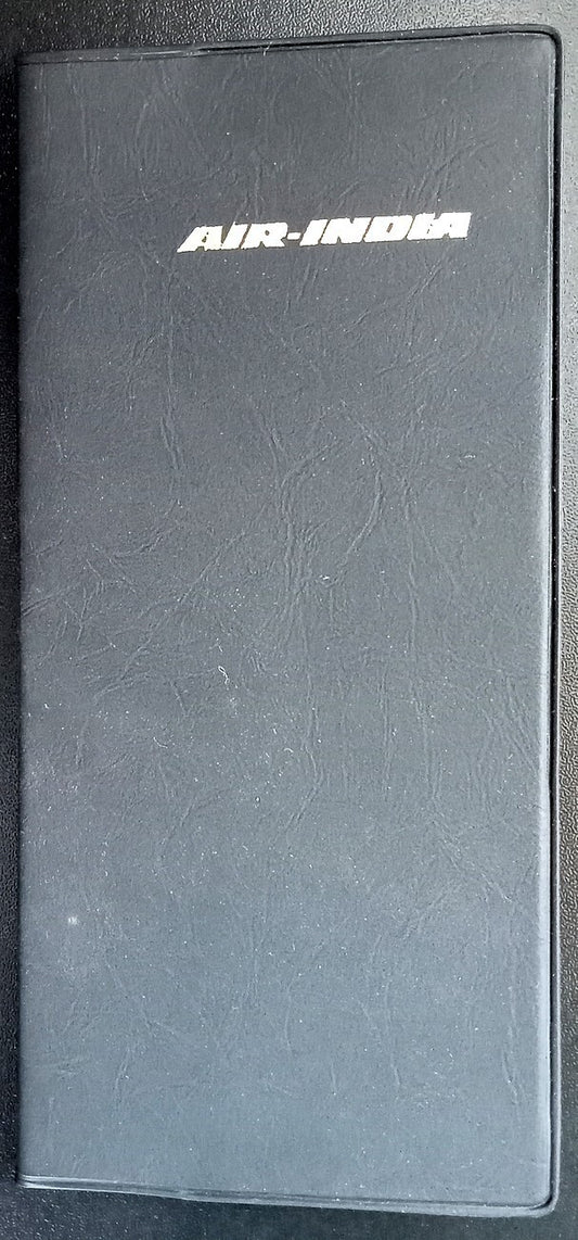 AIR INDIA Gift 1979 Diary & Address Book