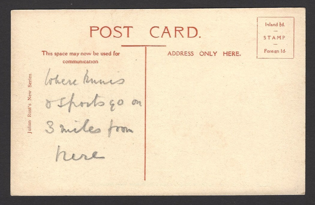 Happy Valley & Charleville Racquet Court, Mussorie, India vintage postcard