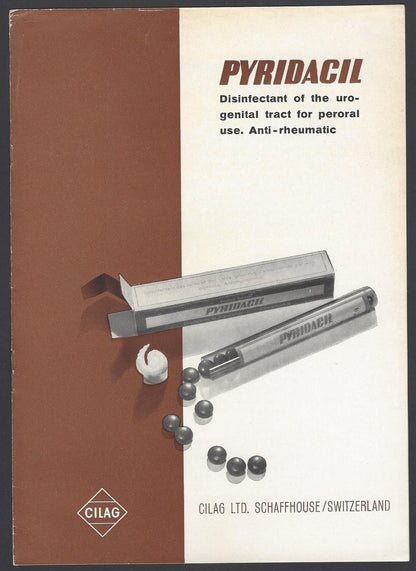 India 1940s to 1950s CILAG medical advertisement brochures (14) ZAZ