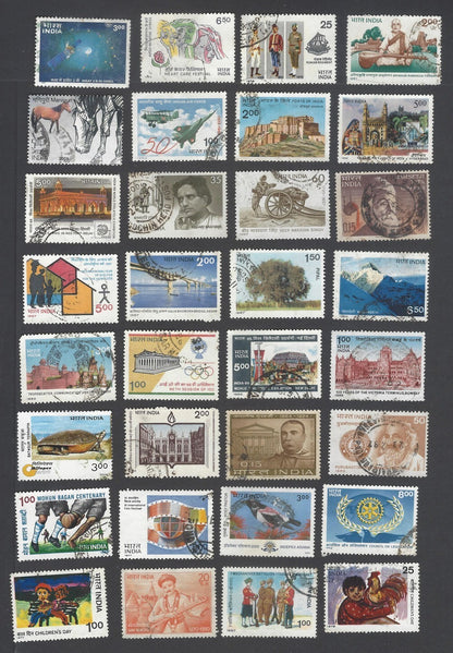 AOP India collection of large 1000+ different commemorative stamps