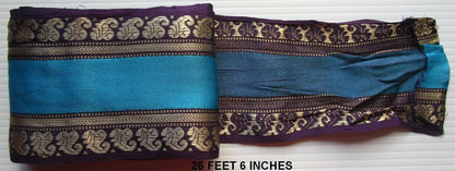 India Banarasi woven border / trim with zari (metallic) threads 4 1/4 in x 26 ft