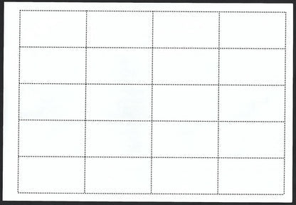 India 2007 Animals complete sheet of 20 MNH