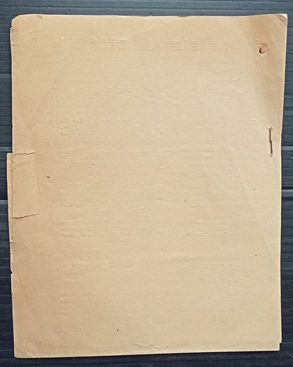India 1939 POSTAL NOTICE several topics Interception of banned publications