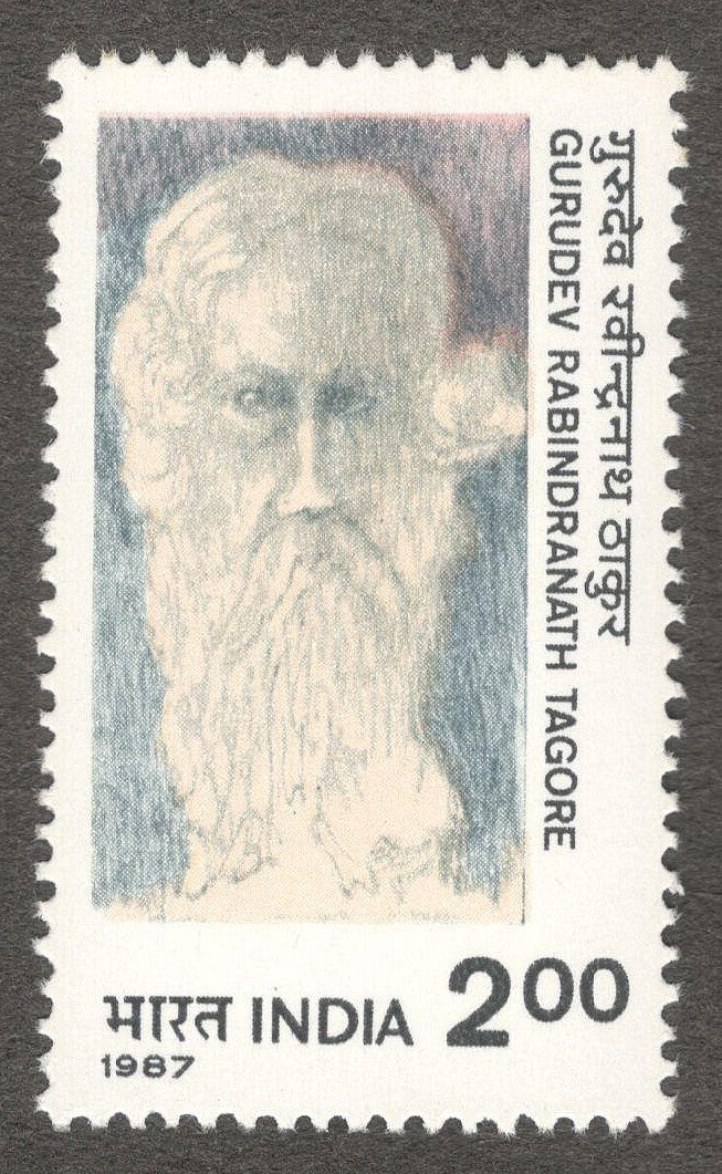 India #1077 1987 Gurudev Rabindranath Tagore MNH