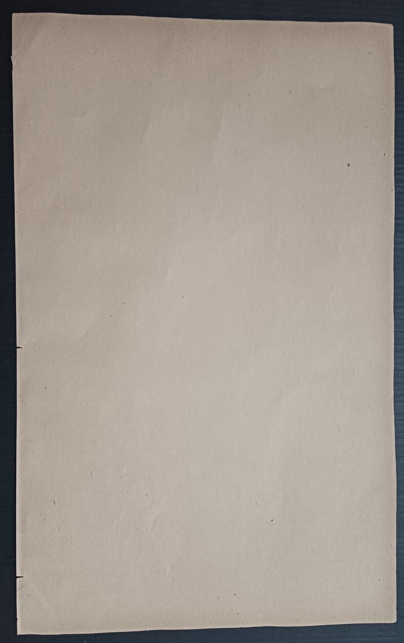 India NABHA STATE stamp paper 8a blue/cream COLOUR TRIAL