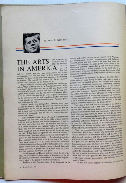 India SPAN Oct 1964 issue GANDHI: THE GREAT DISSENTER etc