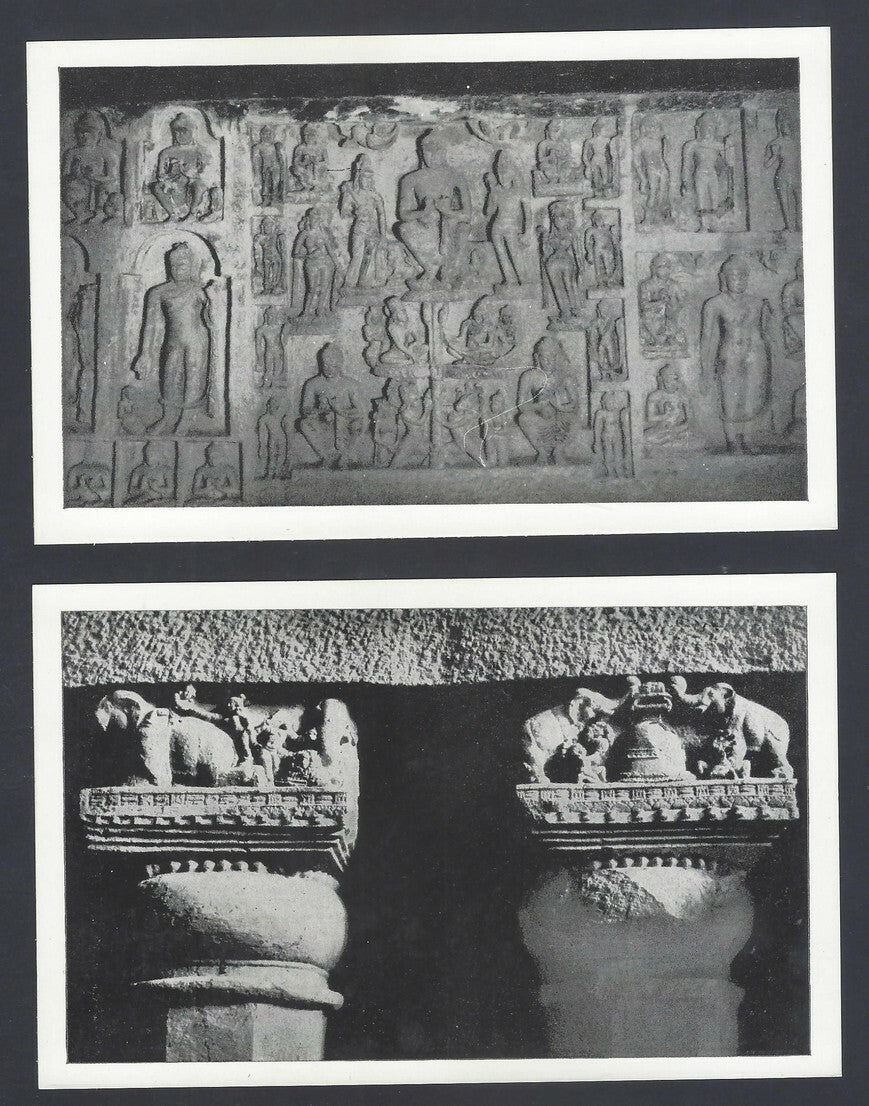 AOP India KANHERI CAVES set of 15 vintage postcards