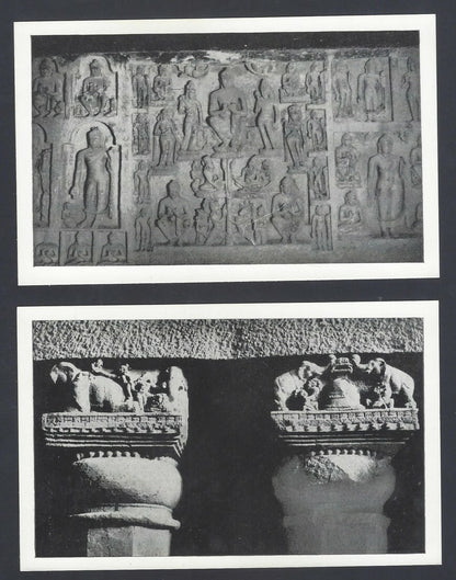 AOP India KANHERI CAVES set of 15 vintage postcards