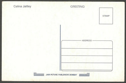 AOP India Bollywood vintage postcard CELINA JAITLEY