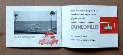 India - Calcutta to Cape Comorin vintage motorng book by DUNLOP