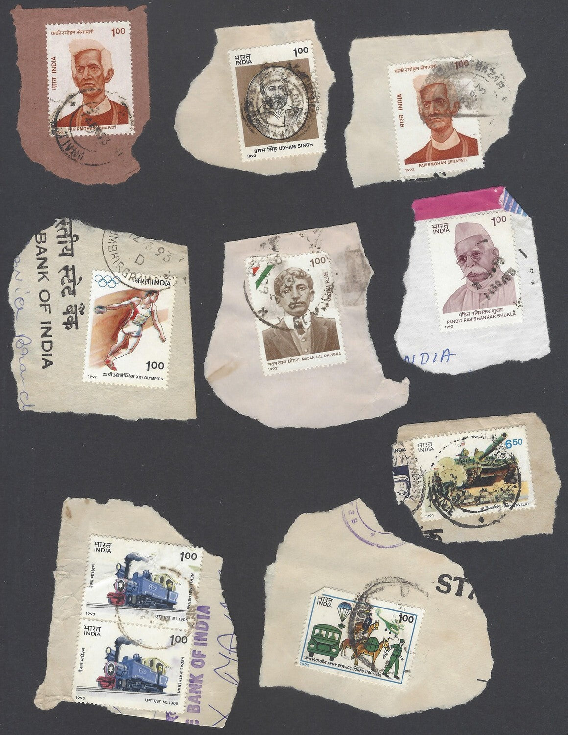 AOP India 1990s commemoratives on paper 250++