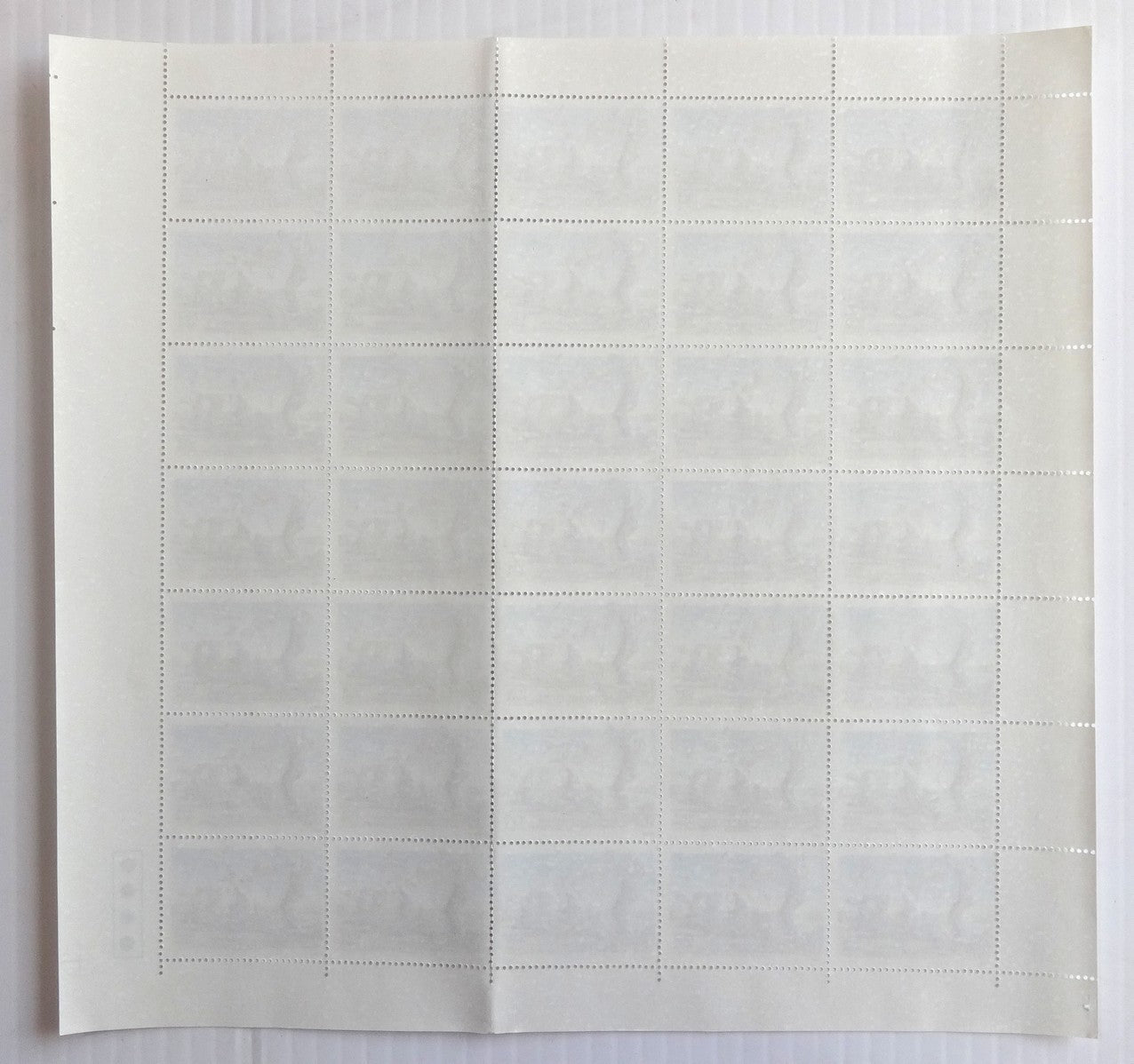 India 1993 Golden Jubilee Parachute Field Complete Sheet MNH - folded