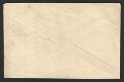 India 50p green envelope with unusual inking error - ghostly image